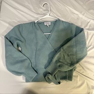 Turquoise Wrap Cardigan/Sweater